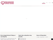 Tablet Screenshot of enhancedcardiacaccess.com